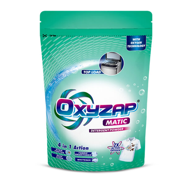 oxyzap matic detergent powder