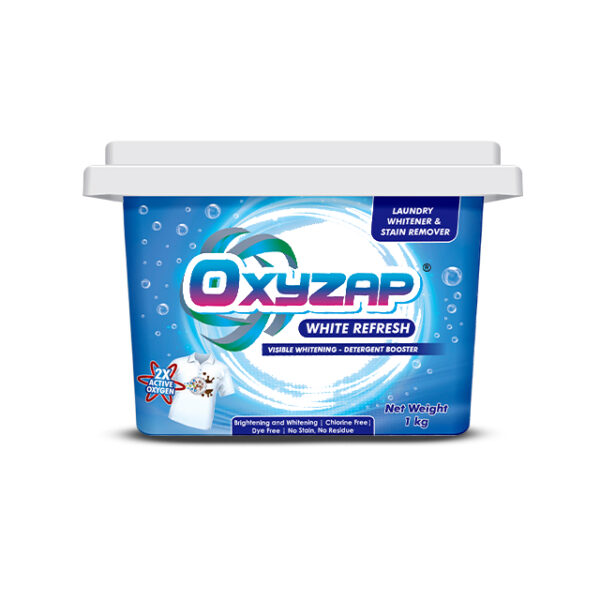oxyzap white refresh detergent booster