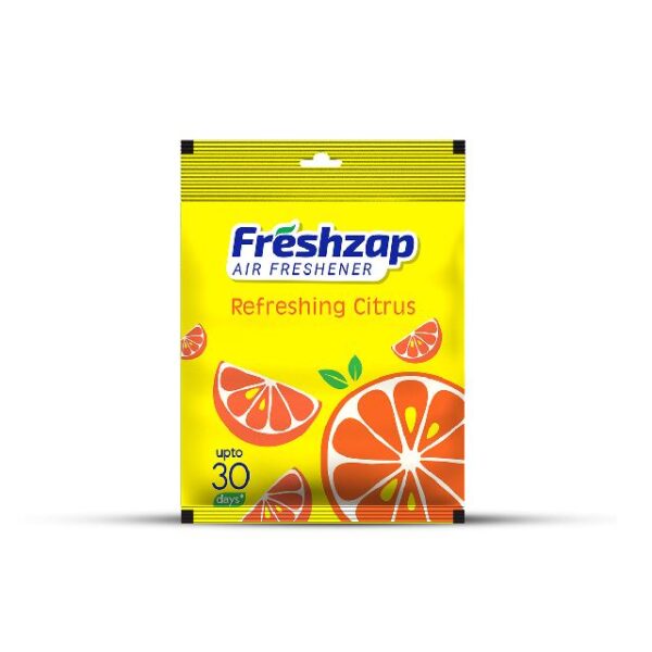 freshzap air freshener refreshing citrus pocket