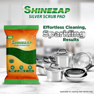 shinezap silver scrub pad