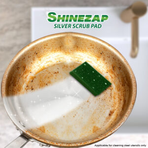 shinezap silver scrub pad